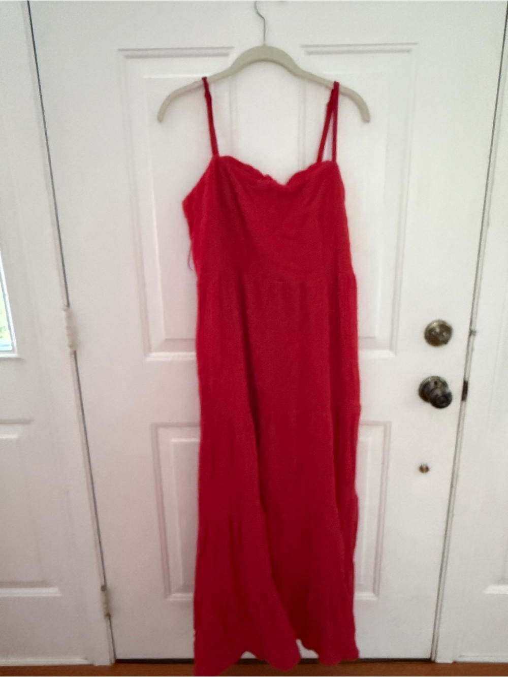 Knox Rose Red Spaghetti-Strap Maxi Dress